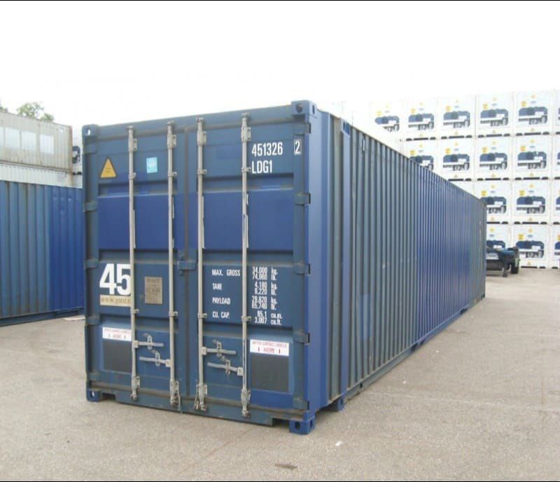 Contenedor de 45 pies High Cube Pallet Wide – De segunda mano