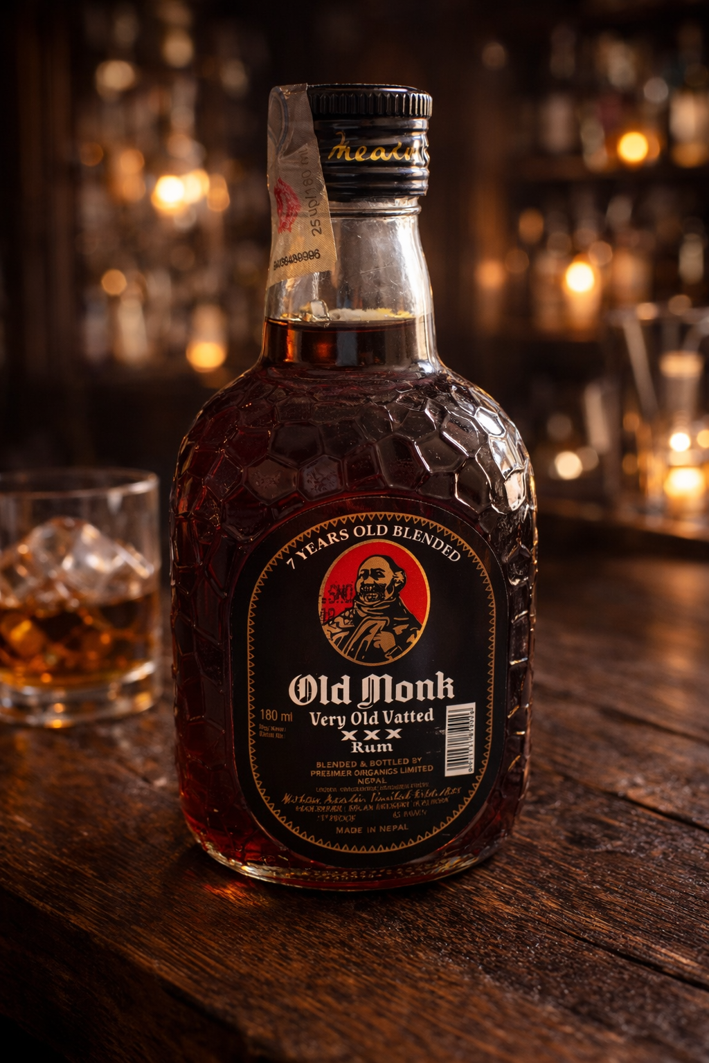 OLD MONNK XXX RUM 180ML