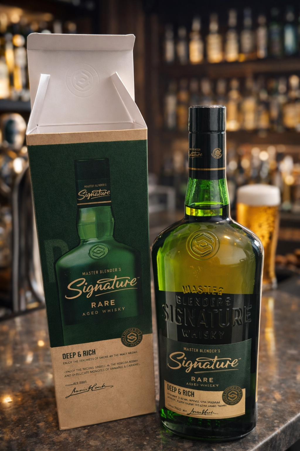 MC SIGNATURE RARE WHISKEY 375ML