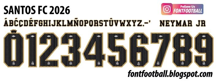 Font Vector Santos FC 2026 kit