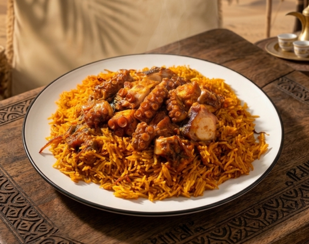 Octopus Kabsa | كبسة الأخطبوط