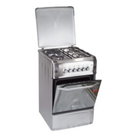 BlueFlame Cooker 50x55cm 3 Gas Burners And 1 Electric Plates S5031GR-I