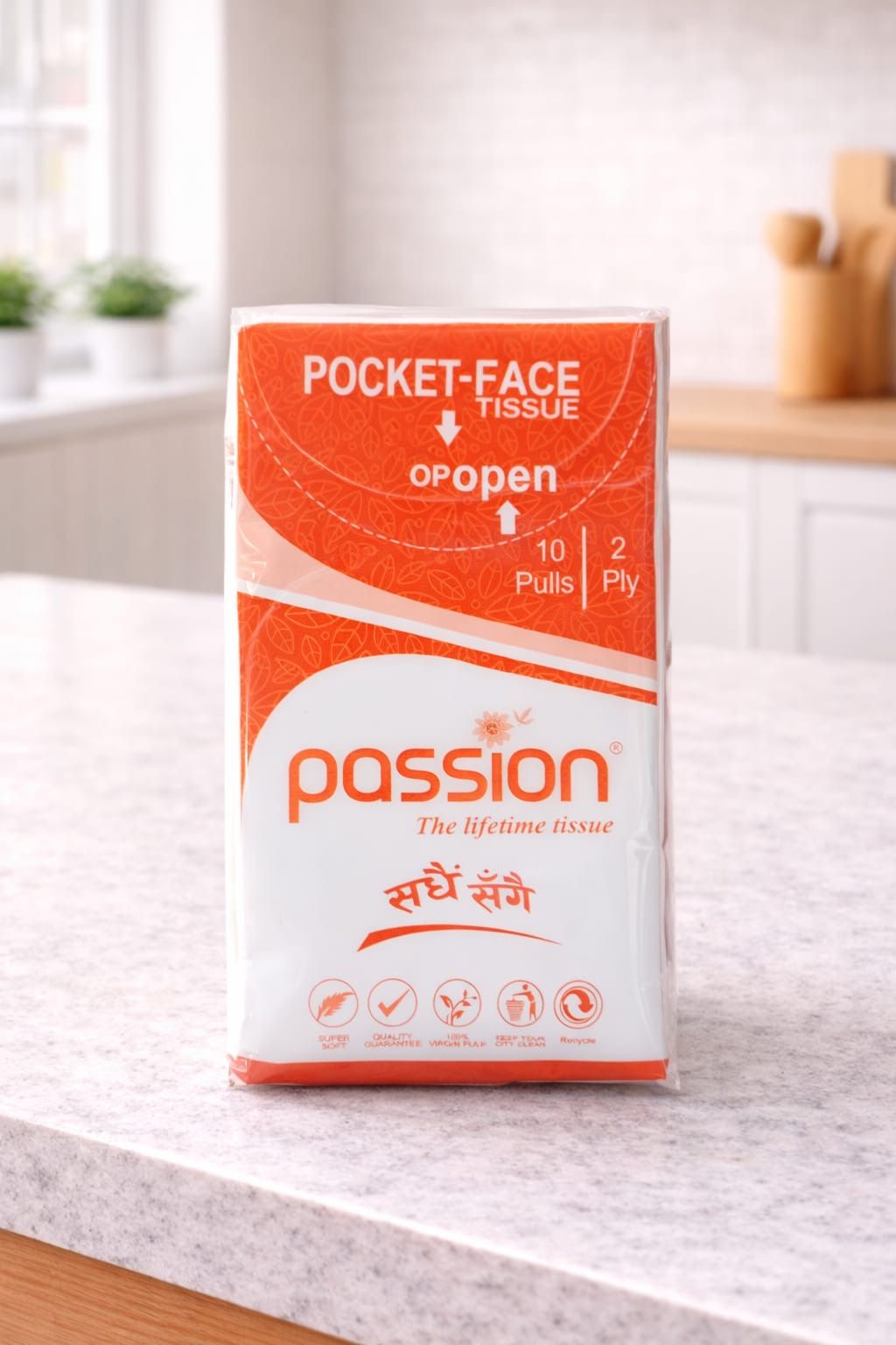 PASSION POCKET FACE TISSUE 10 PULL