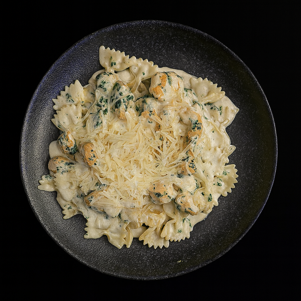 Farfalle italiana con salmon