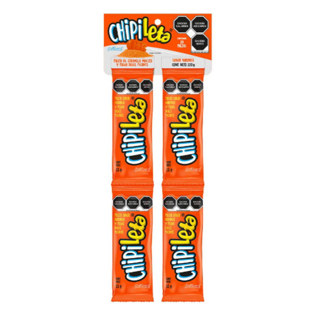 PALETA CHIPILETA ORIGINAL ANAHUAC TIRA C/20 PZS