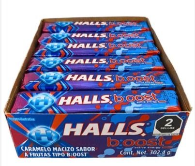 HALLS BOOST DISP C/12 PZS