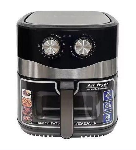 Hoffmans 10Liters Air Fryer, 2000W, Auto Shut-Off, Digital Display- HM 778 (Black)