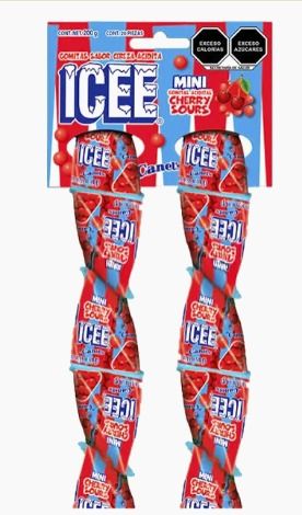 MINI JELLY BEANS ICEE CANELS TIRA C/20 PZS