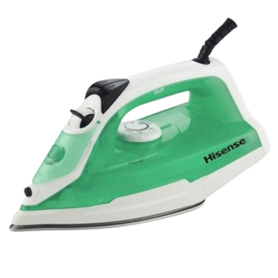 Hisense Steam Iron, 1800W Power, Steam Rate up to 22 gm/min, 0.25 L Water Tank,Light weight Anti-Calcium, Anti-Drip, Non Stick Gliding, H18SIGRS1 – 3 Year Warranty