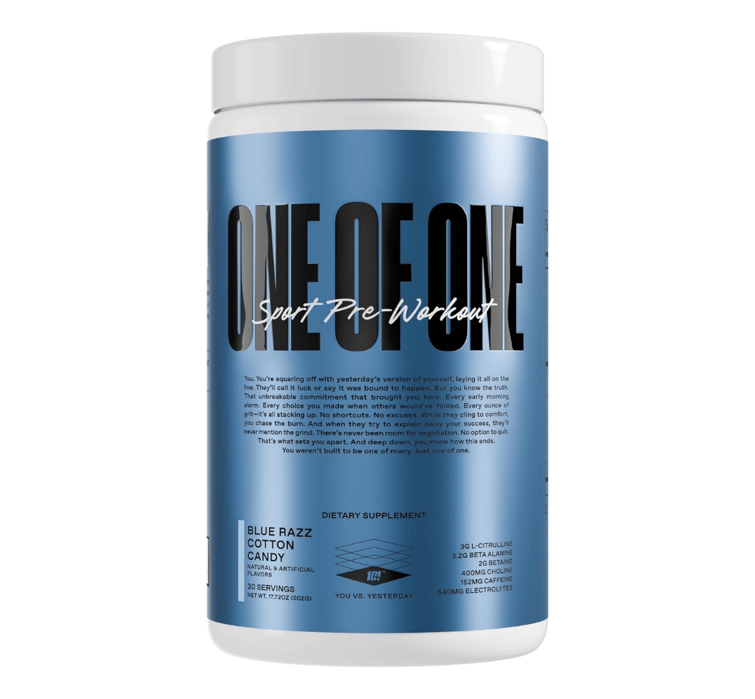 ONE OF ONE SPORT PRE-WORKOUT 30 SERV BLUE RAZZ