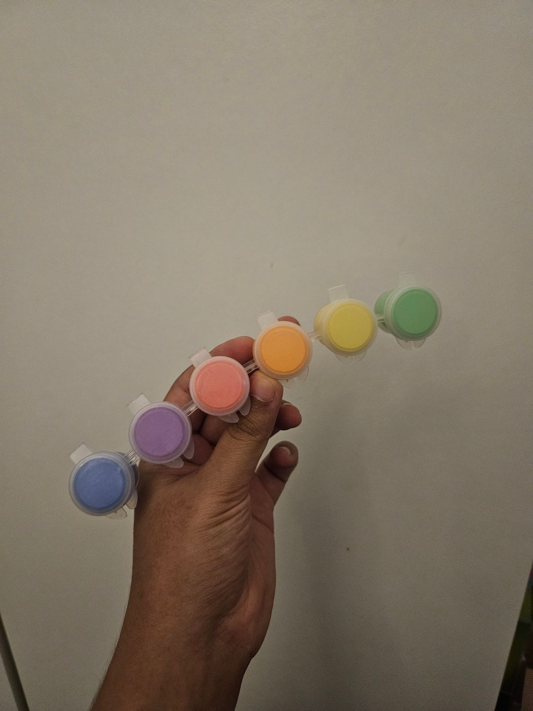 Pastel super washable tempera paint set - 6x5ml