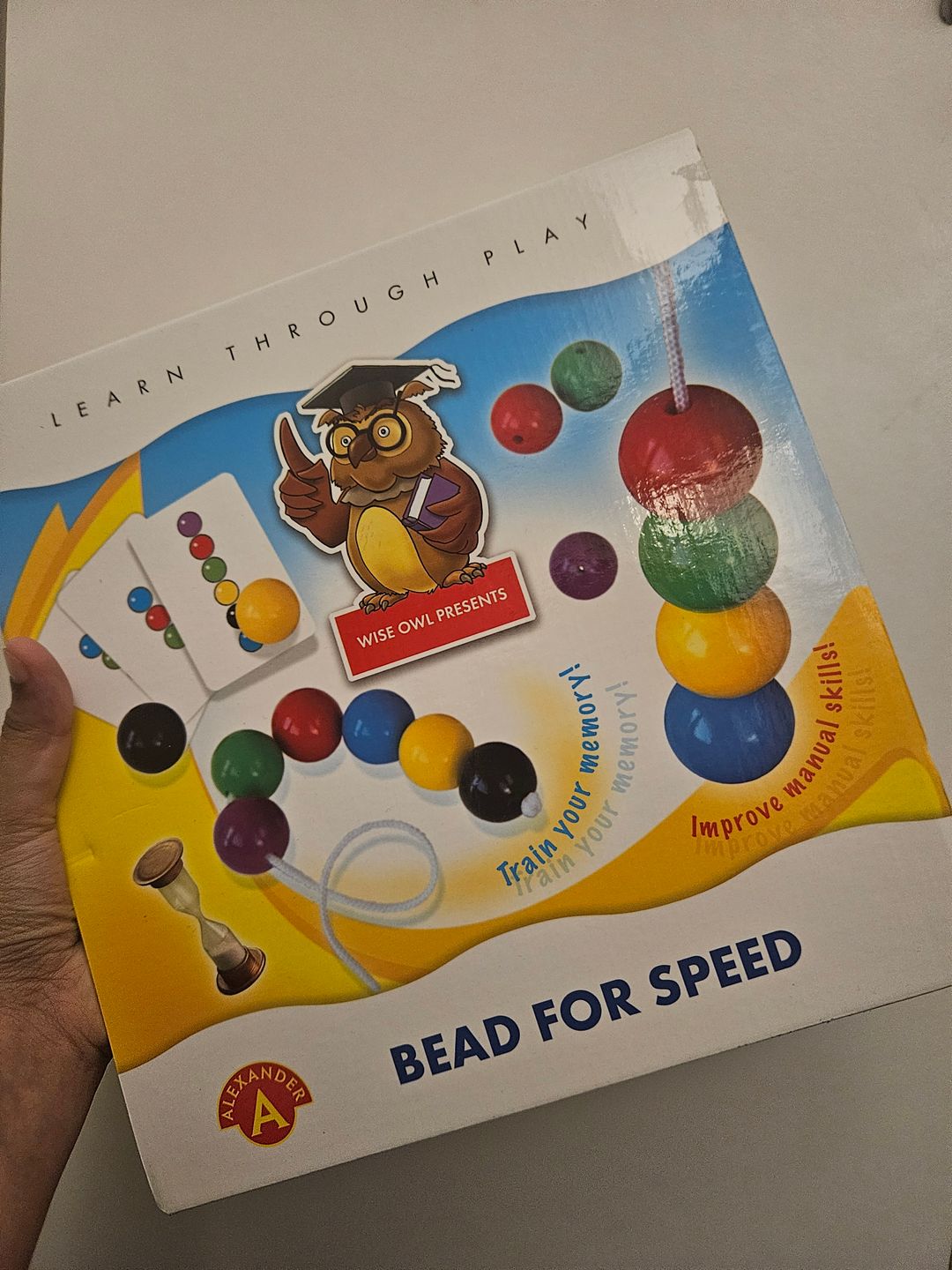 Bead for speed activity game