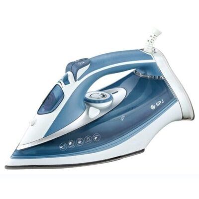 SPJ Multifunctional Steam Iron For – Ceramic Coated Soleplate, Steam Burst, Spray, Dry Function With Overheat Protection & Self-Cleaning Feature 2800w SIX-PPAS05