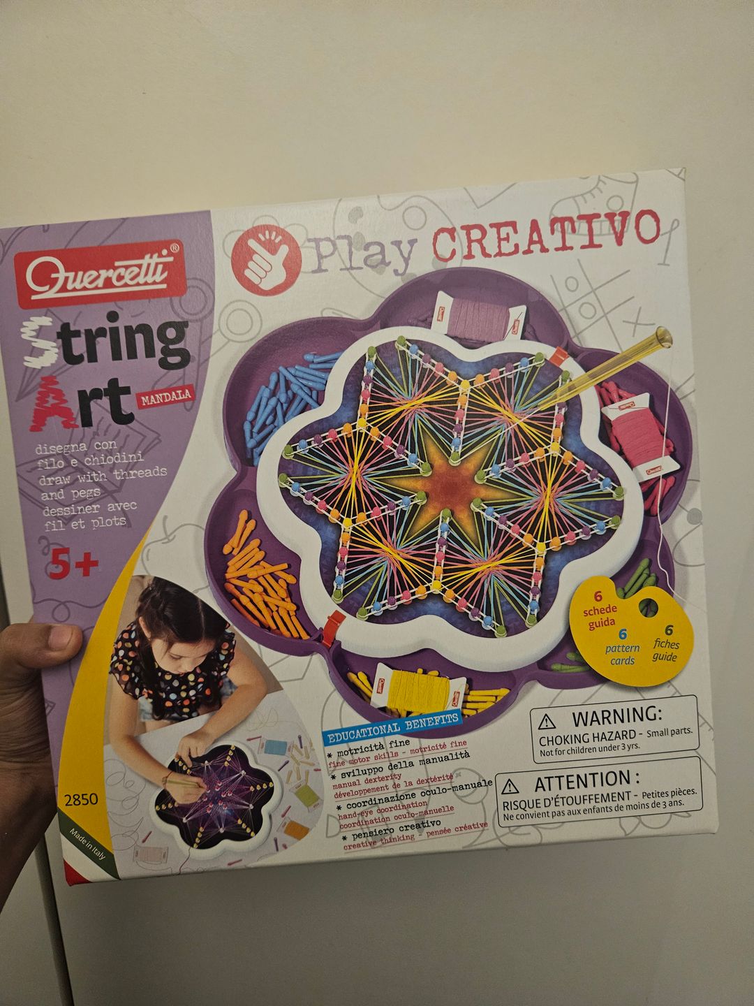 Mandala string art kit