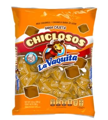 CHICLOSO LA VAQUITA CANELS BSA 400GR