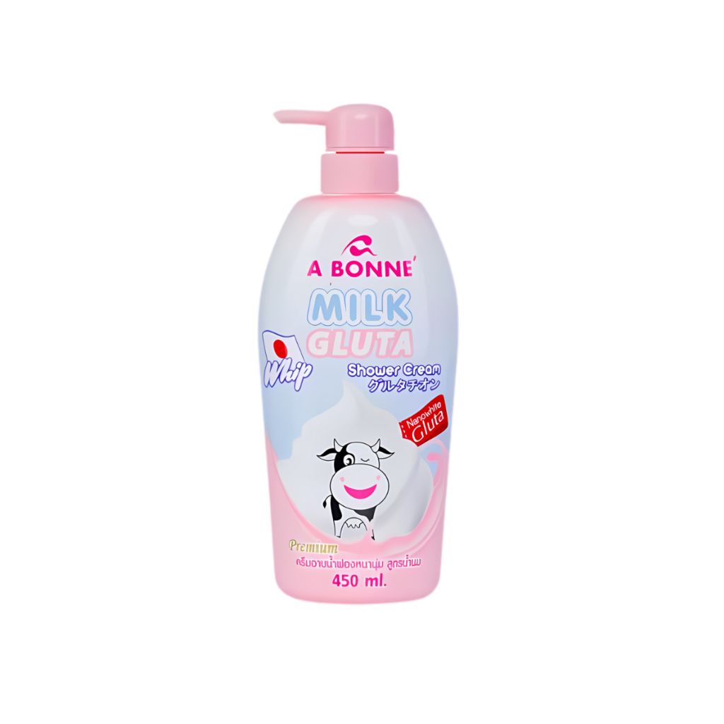 A Bonne - Milk Gluta Whip Shower Cream 450ml | Wholesale Bath & Body Care Singapore