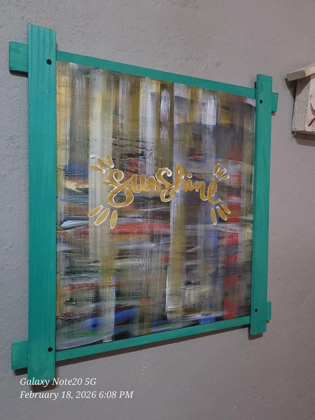 Sunshine (Original Framed Abstract)