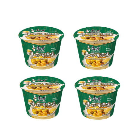 KANGSHIFU Instant Noodles Seafood Bowl 4 x 104g