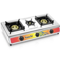 Saachi Triple Burner Gas Stove