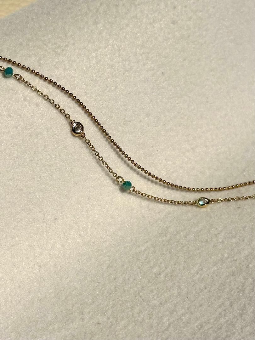 Chaîne au pied Rosa