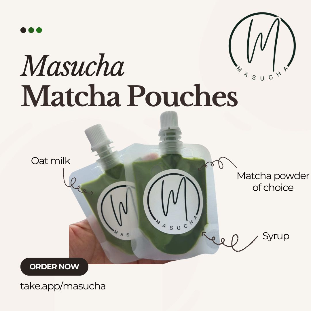 Matcha pouches