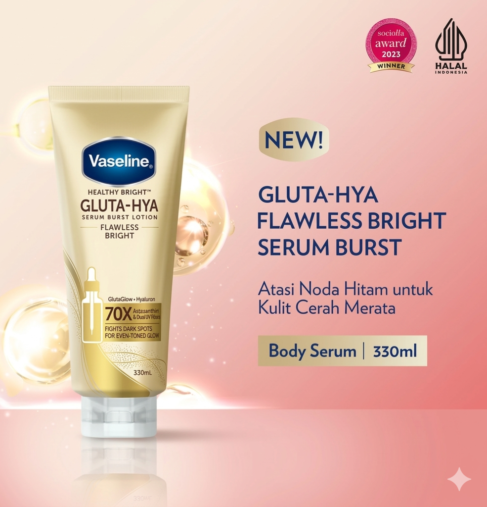 Vaseline Gluta-HYA Flawless bright 330ml