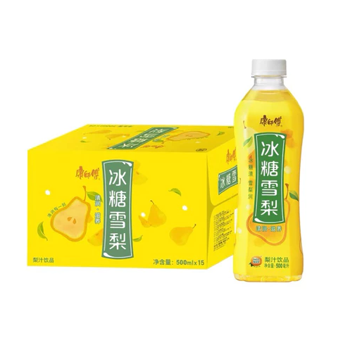KANGSHIFU Rock Sugar Pear 康师傅 冰糖雪梨  500ml x 15