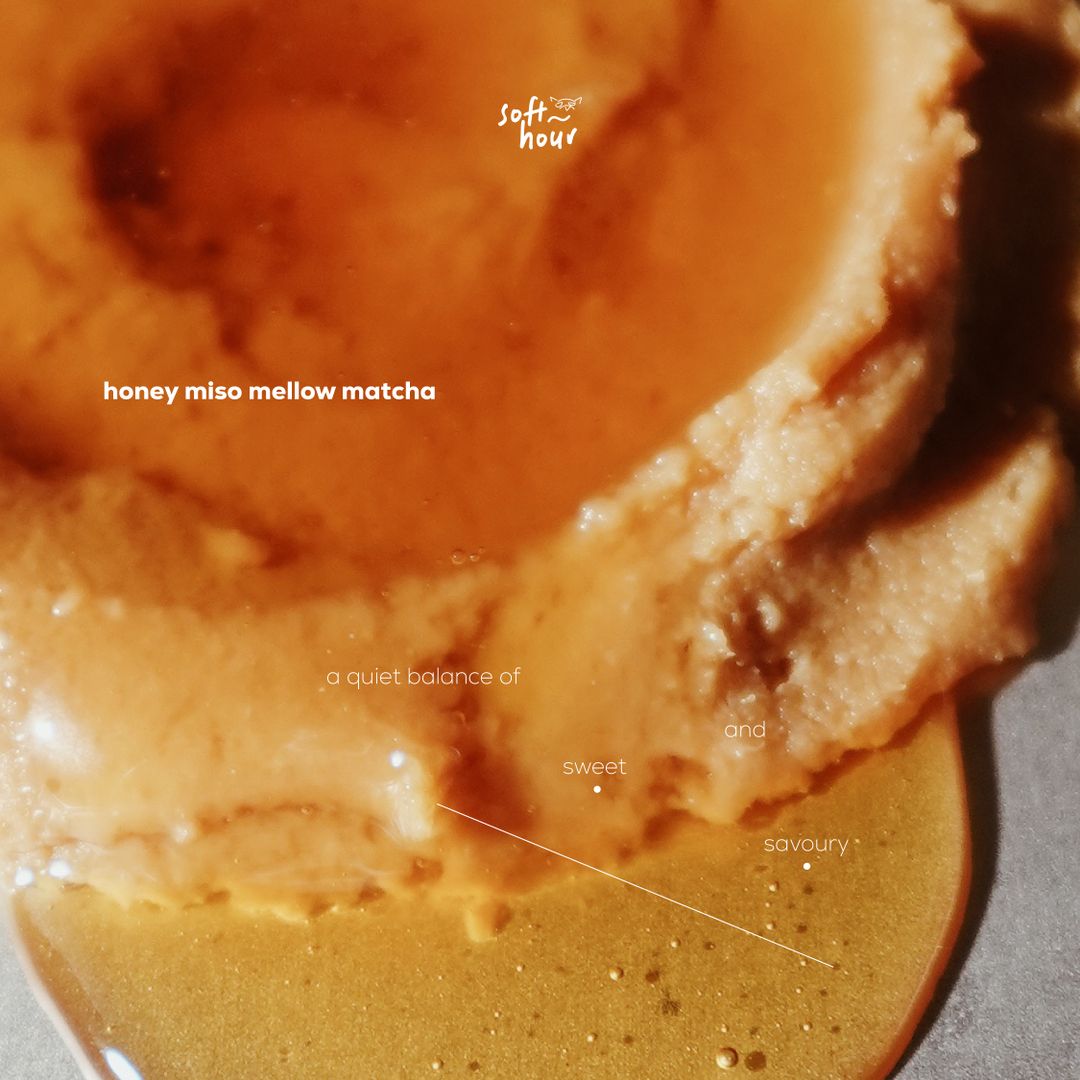 iced honey miso mellow matcha