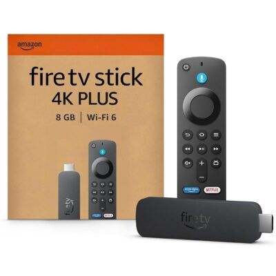 Amazon Fire TV Stick 4K Plus with Alexa Voice Remote Pro, supports Wi-Fi 6, Dolby Vision, Atmos, HDR10+