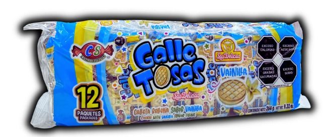 GALLETOSAS VAINILLA DELICIAS BSA C/12 PZS