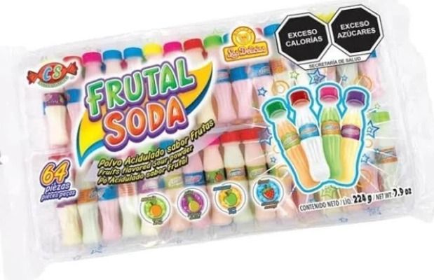 FRUTAL SODA SAB SURTIDO DELICIAS BSA C/64 PZS