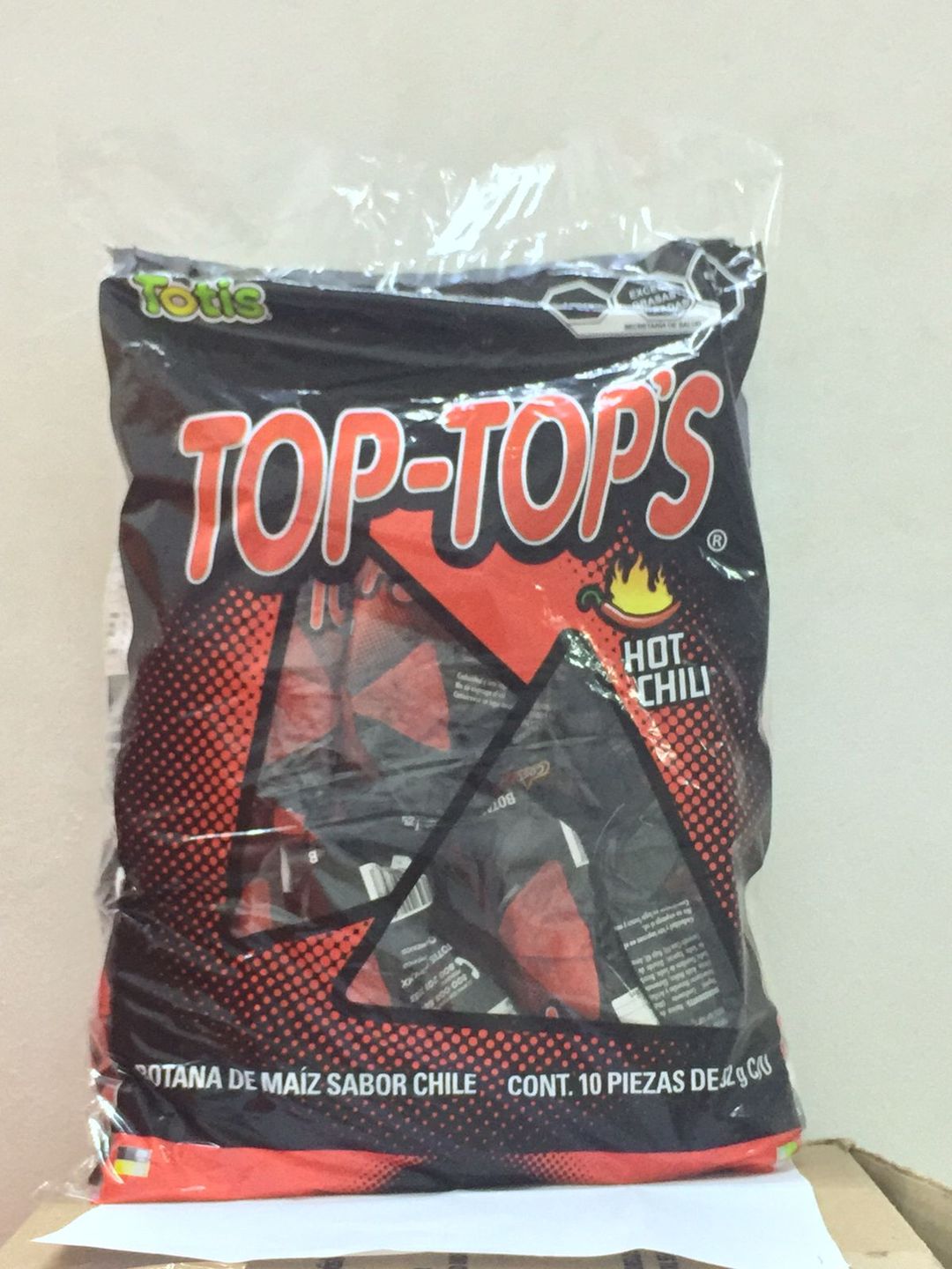 TOP-TOPS HOT CHILI 52GR TOTIS BSA C/10 PZS