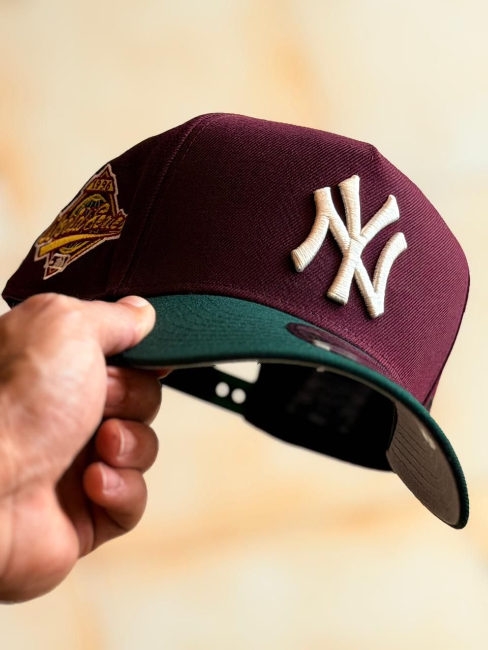 New Era 9Forty - NY Yankees World Series 1996 Maroon Two Tone Classic Edition