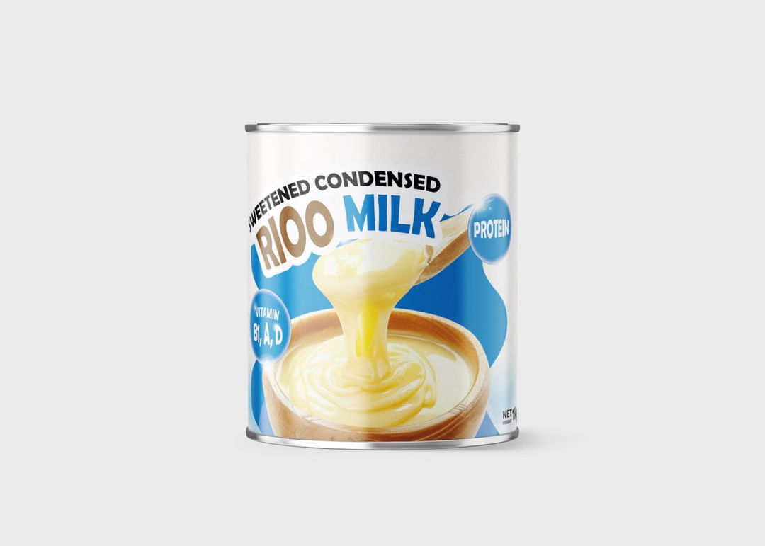 ទឹកដោះគោខាប់ រីអូ ( 390g x 48កំប៉ុង)