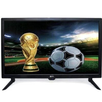 Golden Tech 19-Inch Slim LED Flat TV Digital With Inbuilt decoder, Frameless Design, USB Ports, HDMI, Remote Control