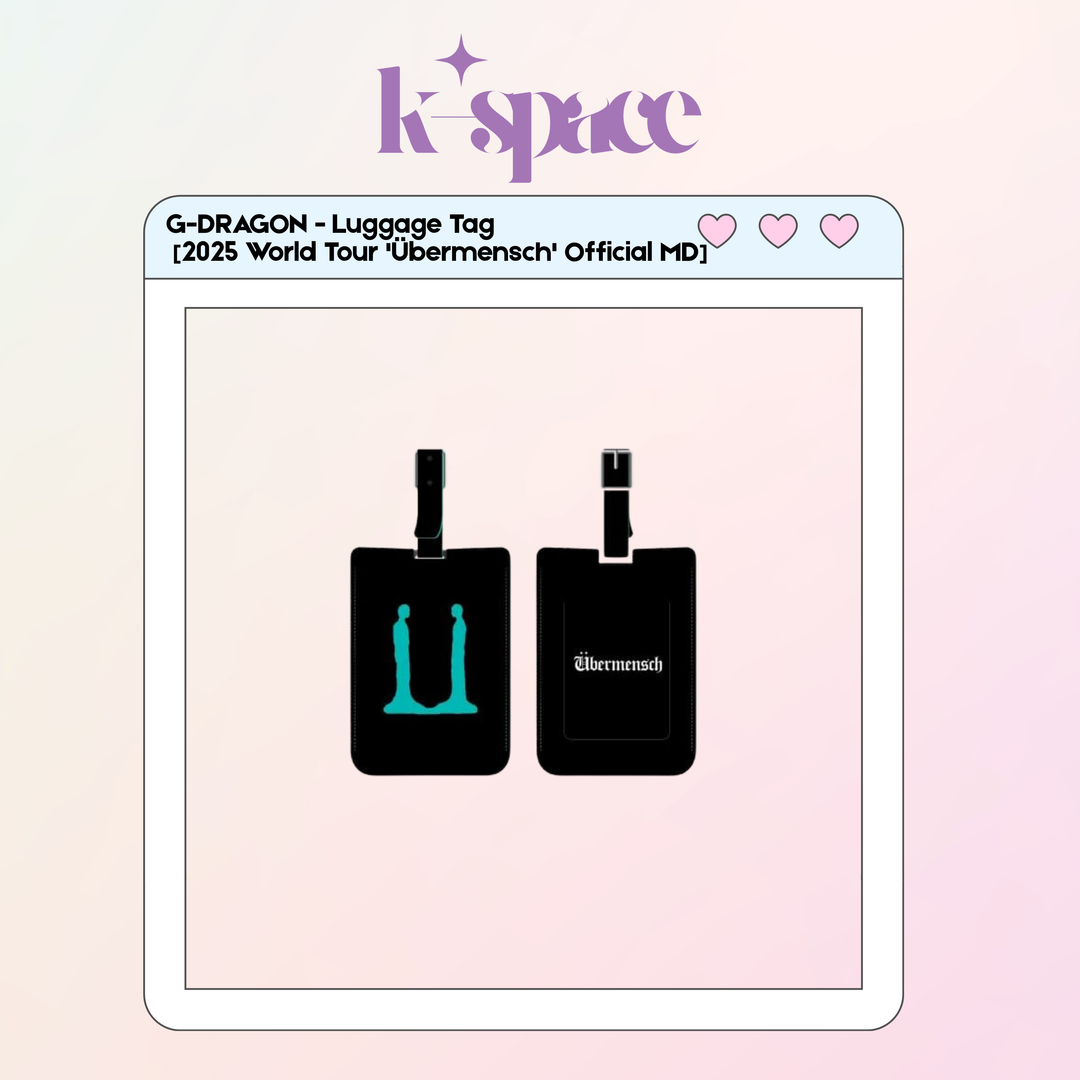 G-DRAGON - Luggage Tag [2025 World Tour 'Übermensch' Official MD]