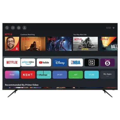 Saachi 70 Inch 4K Ultra HD Smart Android TV, LED TV, Inbuilt decoder, Frameless Design, USB Ports, HDMI, Remote Control, Screen Casting – 1 Year Warranty