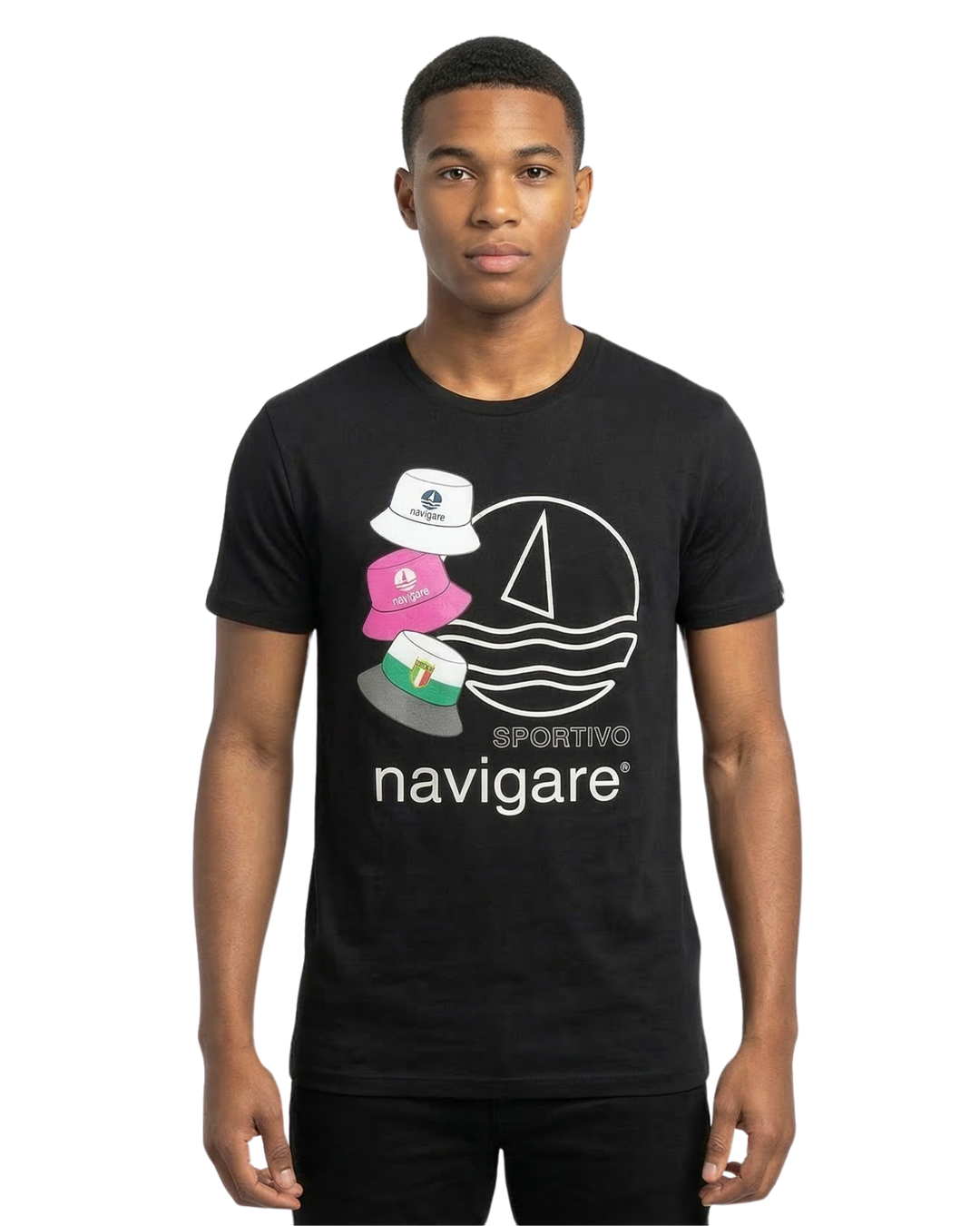 Navigare Sportivo Graphic Tee – Black