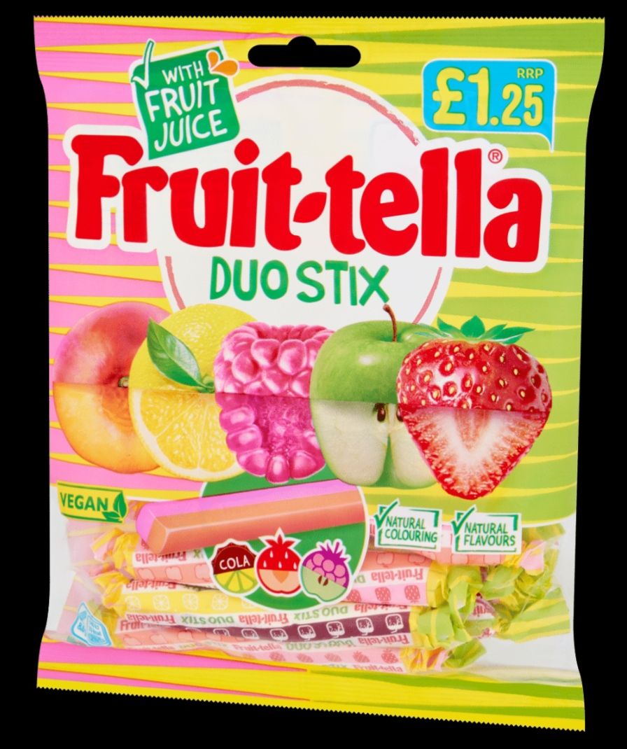 Fruit-tella duo stix 135g