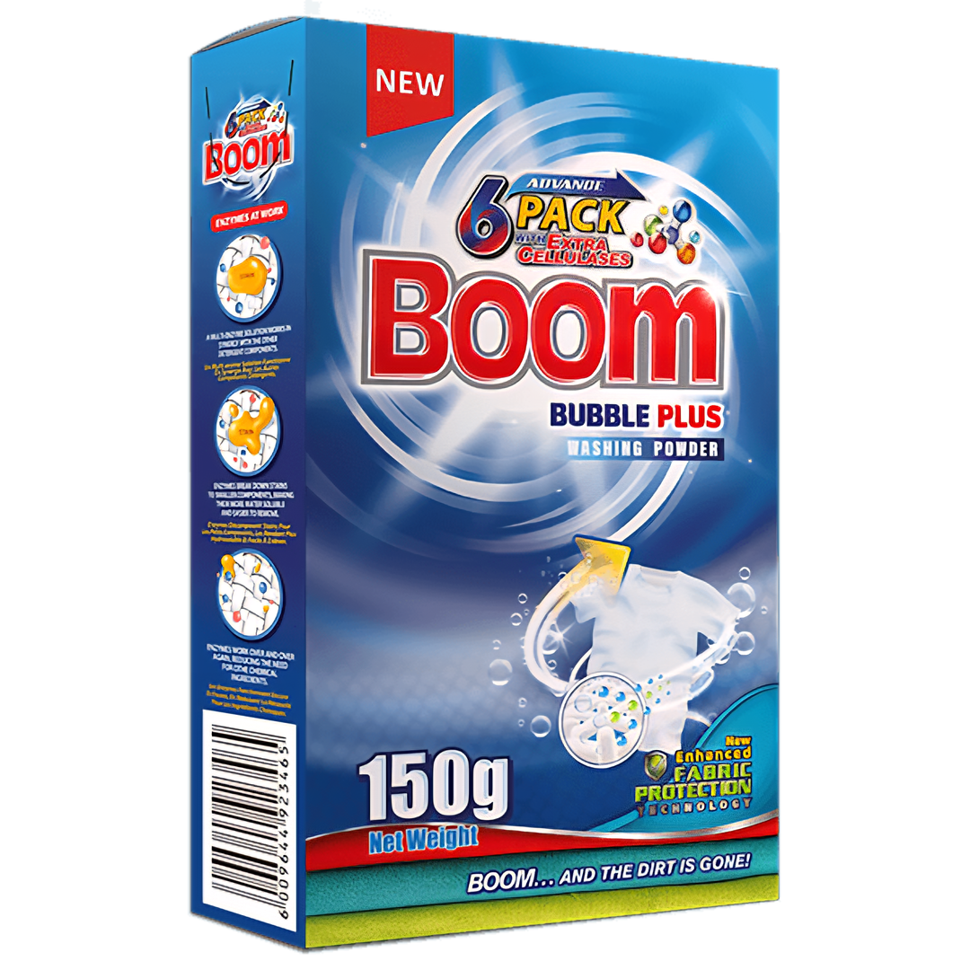 Boom Washing Powder box