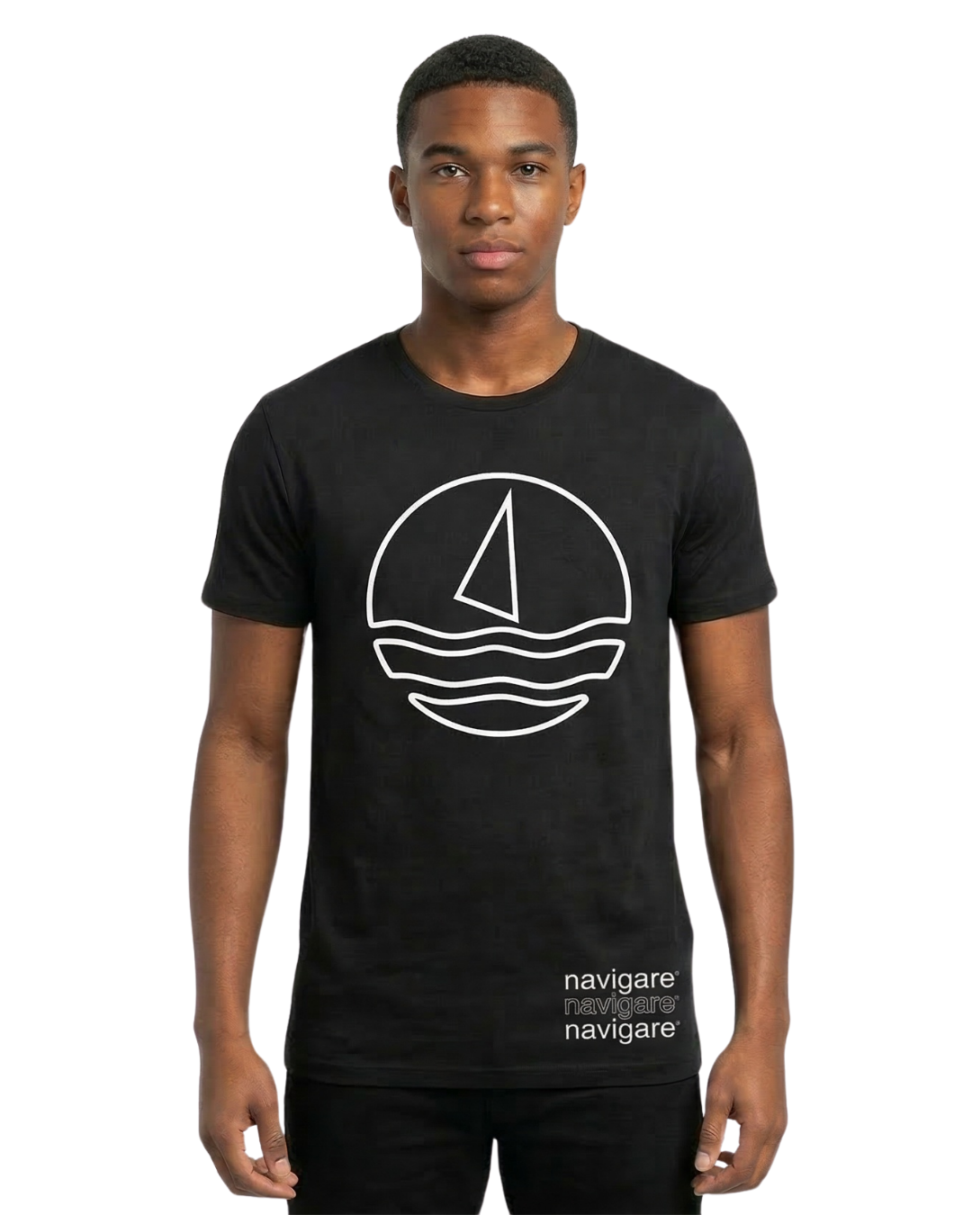 Navigare Icon Sail Tee – Black