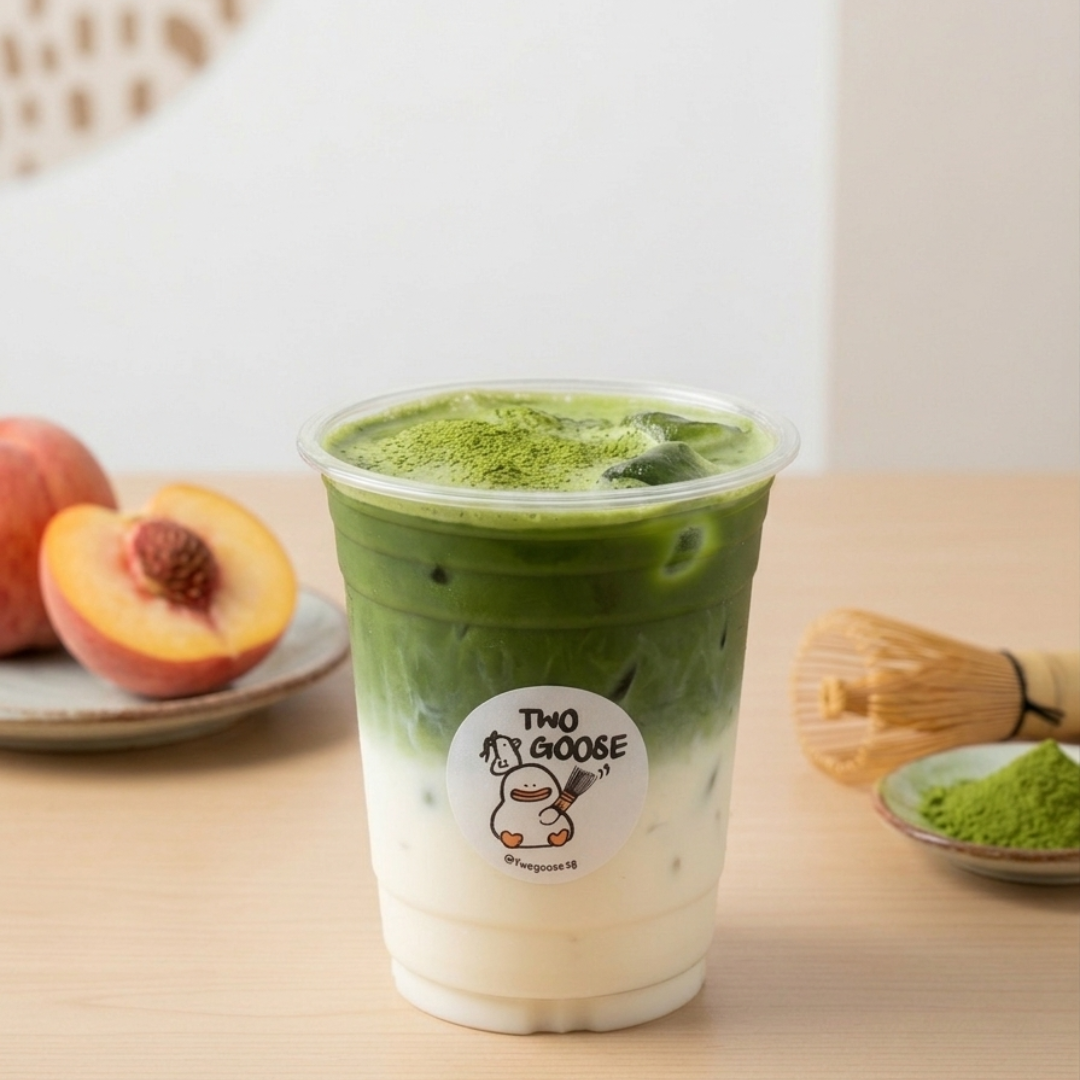 Peach Matcha
