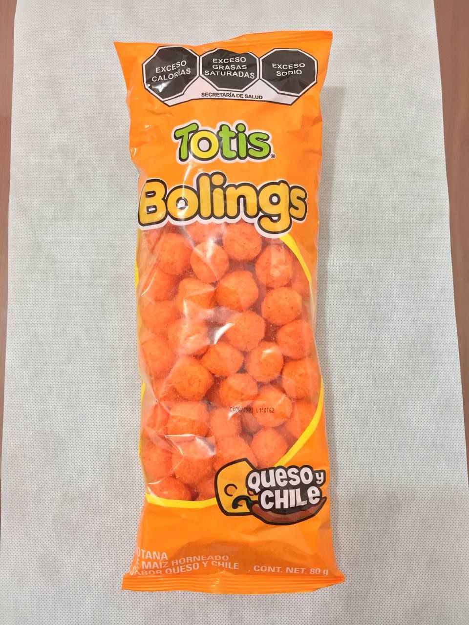 TOTIS BOLINGS QUESO JALAPE�O BSA 80GR