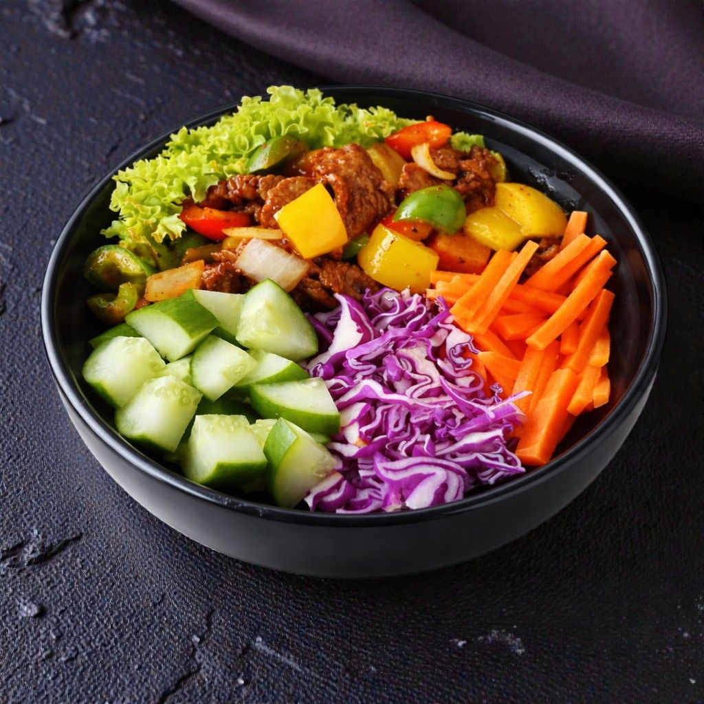 Black Pepper Beef Rice