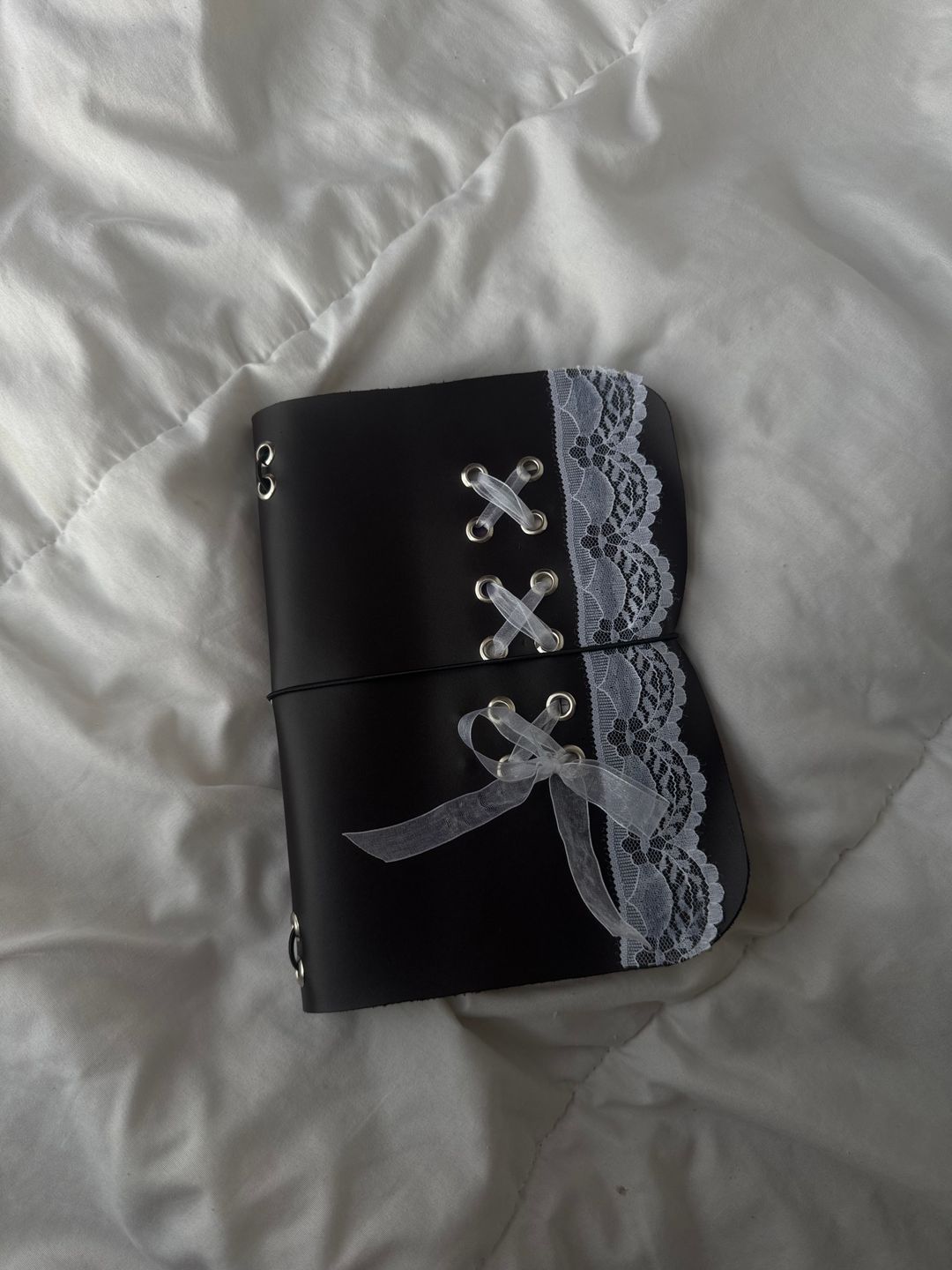 Lace journal cover 