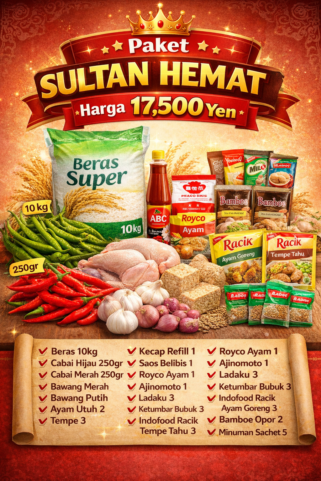 👑Paket Sultan Hemat Gratis Ongkir👑