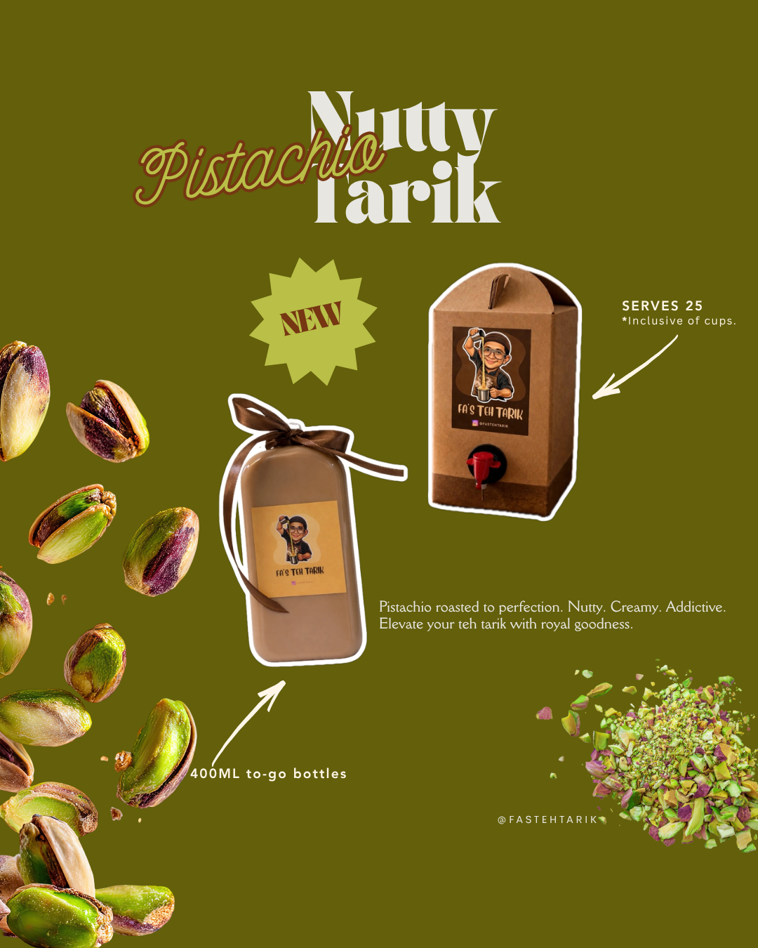 Pistachio Nutty Tarik