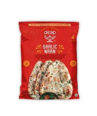 Deep Frozen Garlic Naan 4pcs*12 packets