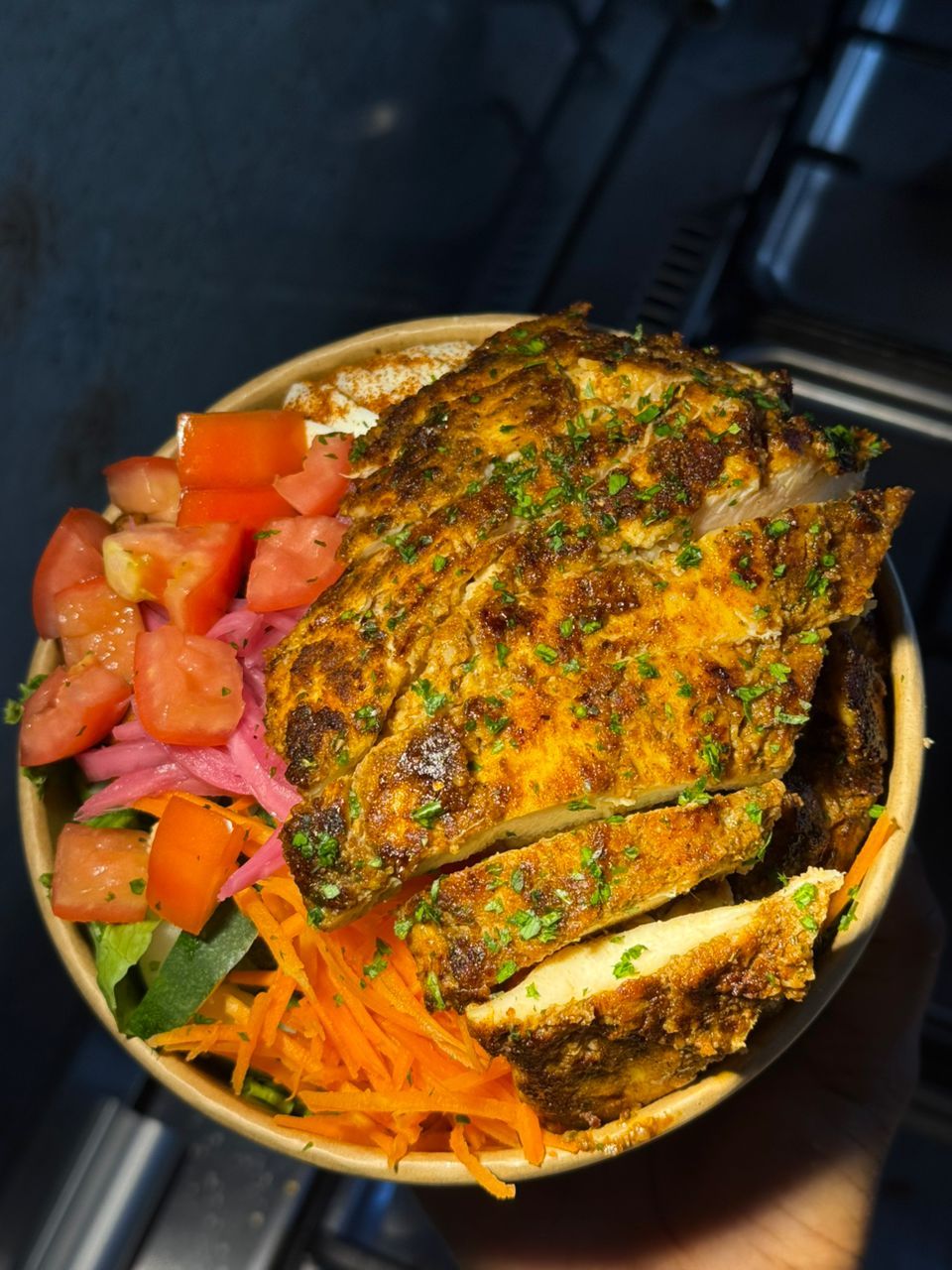 Grilled chicken salad