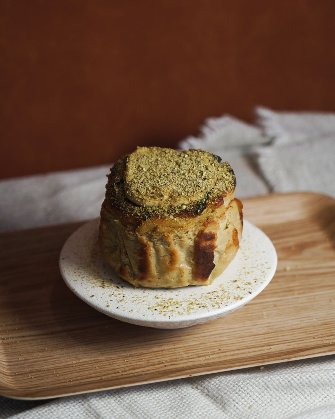 Pistachio Tofu Burnt Cheesecake - NEW✨